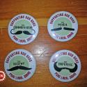 Local 40048 Movember themed buttons to help raise money and awareness.