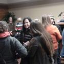 Residents from Jasper and surrounding area socialize after the town hall meeting