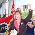 CUPW National Vice-President Gayle Bossenberry