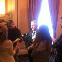UVAE National President Yvan Thauvette speaks at the Saskatoon press conference