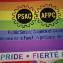 PSAC Pride flag.