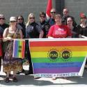 PSAC members at the 2012 Saskatoon Pride Parade.