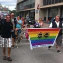 PSAC members march in the 2012 Winnipeg Pride Parade.