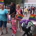 PSAC regional office staff march in the 2012 Winnipeg Pride Parade.