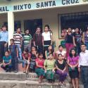 Educativo Comunal Mixto Santa Cruz reopening reception