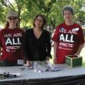 PSAC members at the Saskatoon & District Labour Council Labour Day BBQ in the Pa