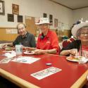 The Raging Grannies enjoy the pancake breakfast with proceeds going to United Wa