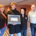 PSAC'S PRC Health & Safety Committee present Sjors Reijers with artwork